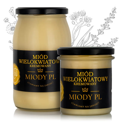 Miód wielokwiatowy kremowy