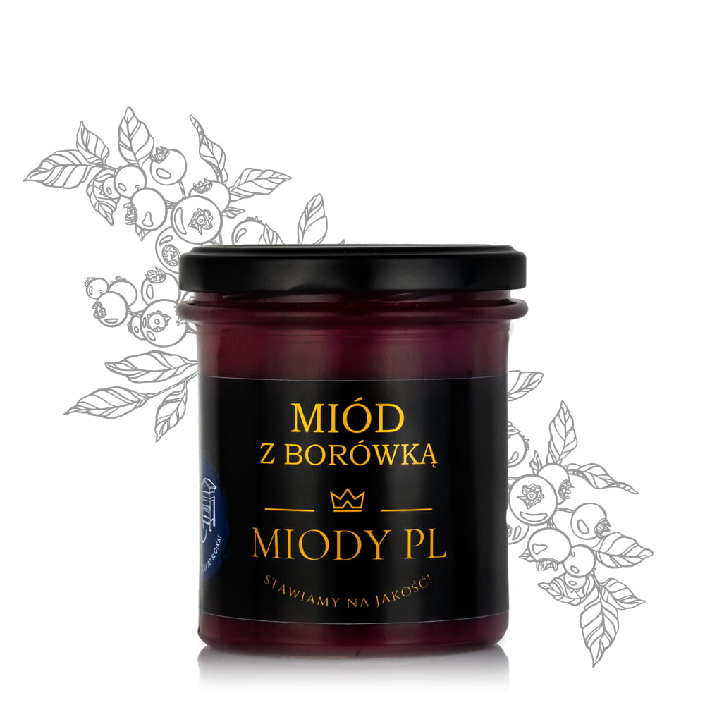 Miód z borówką - 430 g