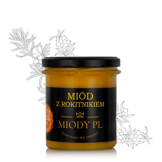 Miód z rokitnikiem - 430 g